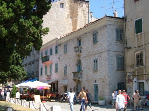 Pula, gamlebyen, historisk bysenter, romertid, amfiteater, Istria, Kroatia
