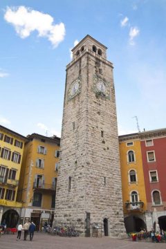 Torre Orologio, Riva del Garda, Gardasjøen, Lago di Garda, Lombardia, Trentino, Nord-Italia, Italia