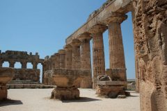 Selinunte, Sicilia, antikken, greske templer, dorisk tempel, Sør-Italia, Italia