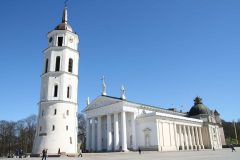 Katedralplassen, Pilies, Markedsplassen, Vilnius, historisk, gamleby, Unesco Verdensarven, Lithauen, Baltikum