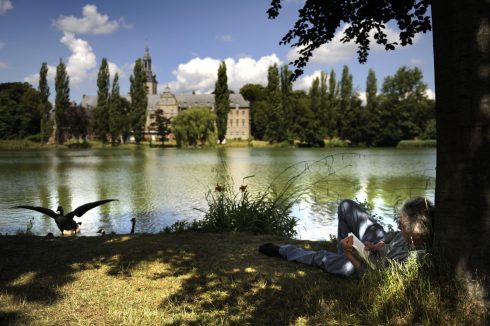 Abdij Van Park ligger nydelig til i fredelige omgivelser. Foto: © Marco Mertens / Toerisme Leuven Leuven, Abdij Van Park, Belgia