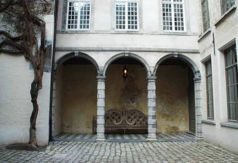Antwerpen-Belgia-Flandern-sentrum Vlaykensgang, Pilegrimsstraat, Antwerpen, Flandern, Belgia