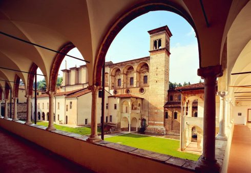 brescia-santa-guilia-kloster-desiderus-ans Klosterkirken Santa Guilia, Brescia, Lombardia, Nord-Italia, Italia