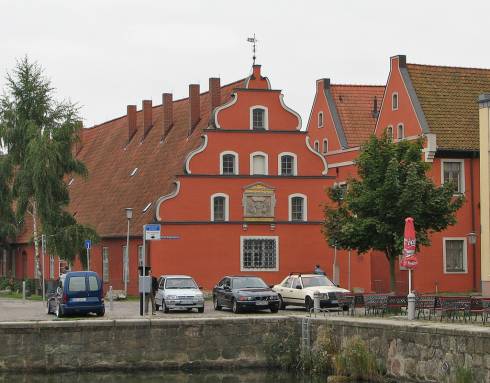 Heilgeistkloster er nevnt i skriftlige kilder første gang i år 1256 - bygningen på bildet er en del av utvidelsen som fant sted i år 1647. Foto: Darkone / Wikipedia Heilgeistkloster, Stralsund, Unescos Verdensarvliste, Wismar, Lübeck, Hansaen, Hanseatforbundet, Mecklenburg Vorpommern, Nord-Tyskland