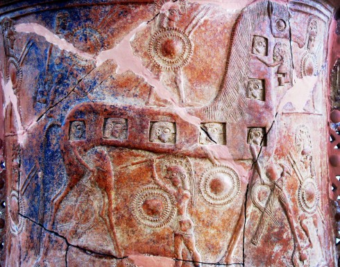 Mykonos, vase, pithoi, Troyan Horse, trojanske hest, Kykladene, Hellas Mykonos, vase, pithoi, Troyan Horse, trojanske hest, Kykladene, Hellas