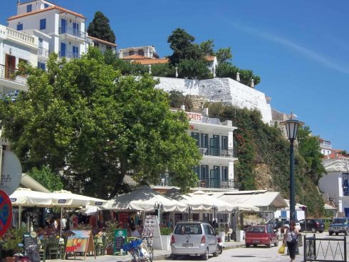 Skopelos, Skopelos by, Øyene, Sporadene, Hellas Skopelos, Skopelos by, Øyene, Sporadene, Hellas