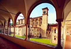 Klosterkirken Santa Guilia er en del av et omfattende klosterkompleks fra år 753 — bygd av Desiderus og Ansa. Foto: © Brescia Turismo Brescia, Santa Guilia, Lombardia, Unescos liste iover Verdensarven, Nord-Italia