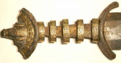 Yorkshire Museums samlinger omfatter også dette angelsaksiske sverdet fra 600-tallet. Foto: © Yorkshire Museum Yorkshire Museum, York, Yorkshire, middelalder, katedral, The York Minster, vikinger, vikingtid, romere, romertid, Konstantin den Store, angelsaksere, England, Storbritannia