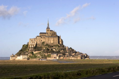 Mont St Michel var et av de viktigste klostrene i middelalderen og lå langs pilegrimsleden til Santiago del Compostela
