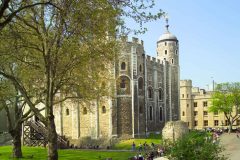 Fra Tower of London, borgen som William the Conquerer — Villiam Erobreren — bygde etter at han ble konge av England i år 1066. Foto: © visitlondonimages / britainonview / Pawel Libera