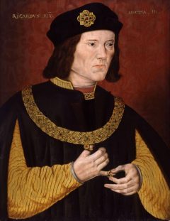 Portrett av Richard den III. av ukjent 1500-tallskunstner. Henger i National Portrait Gallery, London. Kilde Wikipedia London, Museum of London, British Museum, romerne, middelalder, historisk, Unescos liste over Verdensarven, Tower, England Storbritannia