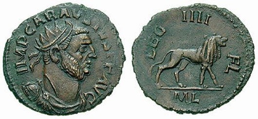 Antoninianus_Carausius_leg4-RIC_0069v