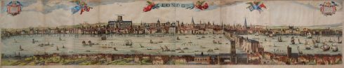 The Visscher Panorama fra år 1616, femti år før London, Museum of London, British Museum, romerne, middelalder, historisk, Unescos liste over Verdensarven, Tower, England Storbritannia
