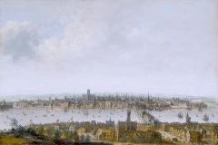 Slik så London ut i år 1630, før London, British Museum, romerne, middelader, historisk, Unescos liste over Verdensarven, Tower, England Storbritannia