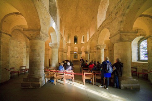 St Johns Chapel i andre etasje i White Tower sto ferdig år 1080. Foto: © visitlondonimages britainonview / Pawel Libera London Tower of London, London, British Museum, romerne, middelader, historisk, Unescos liste over Verdensarven, Tower, England Storbritannia