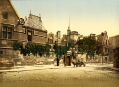Hôtel de Cluny er navnet på 1400-tallsbygningen som huser dagens middelaldermuseum Musée National du Moyen Âge - og slik så det ut i år 1890. Kilde: Wikipedia Paris, Musée National du Moyen Âge, Notre Dame, middelalder, Tuilerie, obelisken, Ile de France, Unescos liste over Verdensarven, Seinen, Nord-Frankrike, Frankrike