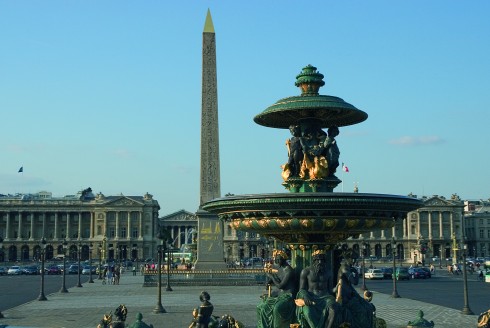 Place de la Concorde med obelisken fra oldtidens Egypt. Foto: © Paris Tourist Office / Amélie Dupont Paris, Place de la Concorde, Hôtel de Cluny, romertid, Ile de Cité, Notre Dame, middelalder, Tuilerie, obelisken, Ile de France, Unescos liste over Verdensarven, Seinen, Nord-Frankrike, Frankrike