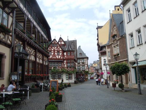  Bacharach, Rhinen, Rheintal, romertid, middelalder, Unescos liste over Verdensarven, Vest-Tyskland