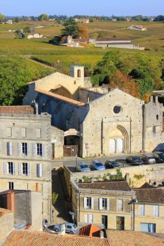 Restene av klosteret Cordeliers omfatter også en korsgang rundt en tidligere klosterhage. Foto: © Office de Tourisme de Saint-Émilion St Émilion, Saint Emilion, La Jurade, vin, Unescos liste over Verdensarven, romertid, middelalder, Monolittkirken, Bordeaux, Pomerol, Fronsac, Bordeaux, Vest-Frankrike