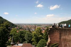  Heidelberg, Altstadt, Marktplatz, Alte Brücke, Neckar, Schloss Heidelberg, Unescos liste over Verdensarven, Baden-Württemberg, Sør-Tyskland