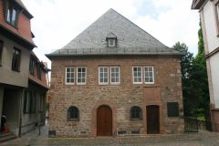 Synagogen ble ødelagt under Krystallnatten i 1938, men gjenoppbygd av byens befolkning av opprinnelige materialer i 1950-årene. Foto: © reisdit.no Worms, Rhinen, Mainz, Kaiserdom, Dom St. Peter, jødene, Heiliger Sand, synagoge, Mikwah, romansk arkitektur, Kaiser, Kurfyrster, romertid, middelalder, renessanse, barokk, Speyer, Mainz, Vest-Tyskland