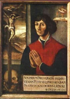 Nikolas Kopernikus skulle ble den første som påviste det heliosentriske system skriftlig. Kilde: Wikipedia Torun, gamlebyen, markedsplassen, rådhuset, Unescos liste over Verdensarven, Visla, Den tyske orden, Teutonerborgen, historisk, middelalder, Nord-Polen, Polen