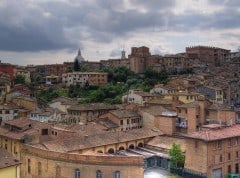 Siena er i likhet med Roma bygd på 7 høyder, noe du merker når du vandrer i mange av de bratte smugene fra middelalderen Siena, Unescos liste over Verdensarven, historisk, etruskere, middelalder, gamleby, romensk, gotisk, katedral, Toscana, Midt-Italia, Italia