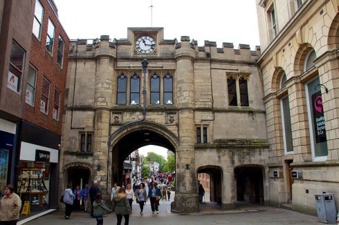 Lincoln, Guildhall Stonebow, High Bridge, Lincoln Cathedral, Minster, England, Brayford Pool, romertid, middelalder, Castle Hill, Magna Carta, Steep Hill, Bailgate, early british gothic 