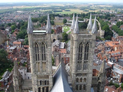 Lincoln, Cathedral, Minster, Newport Arch, Bailgate, Castle Hill, England, Brayford Pool, romertid, middelalder, Castle Hill, Magna Carta, Steep Hill, early british gothic 
