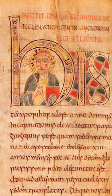 Augustin av Canterbury slik han avbildes i Canterbury, Cathedral, West gate, Christ Church Gate, Minster, Thomas Beckett, England, River Stour, The Weavers, romertid, middelalder, early british gothic, Storbritannia