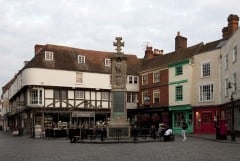 Canterbury, Cathedral, West gate, Christ Church Gate, Minster, Thomas Beckett, England, River Stour, The Old Weavers House, romertid, middelalder, early british gothic, Storbritannia