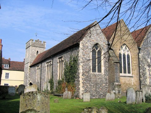 St Peter's Church kan være bygd på en tidligere kirke fra romertiden. Foto: © www.churches-uk-ireland.org / Chalmers-Cursley Canterbury, Cathedral, West gate, Christ Church Gate, Minster, Thomas Beckett, England, River Stour, The Old Weavers House, romertid, middelalder, early british gothic, Storbritannia