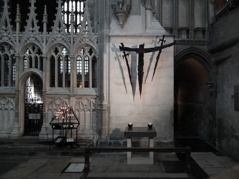 Canterbury, Cathedral, West gate, Christ Church Gate, Minster, Thomas Beckett, England, River Stour, The Weavers, romertid, middelalder, early british gothic, Storbritannia 