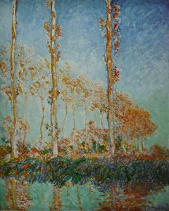 “Høst - popler ved elven Epte”, Claude Monet 1891