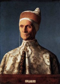 Denne herremannen, Doge Leonardo Loredan hadde alt å si i Hvar i år 1501. Maleri av Giovanni Bellini. Foto: © Web Art Gallery Hvar, Stari Grad, Unescos liste over Verdensarven, romertid, grekere, Pharos, Venezia, venetiansk, kirker, middelalder, arkitektur, gotikk, renessanse, oldtidskirker, Makarska-kysten, Kroatia