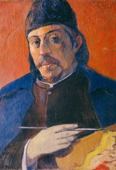 Selvportrett av Paul gauguin malt i slutten av 1880-årene