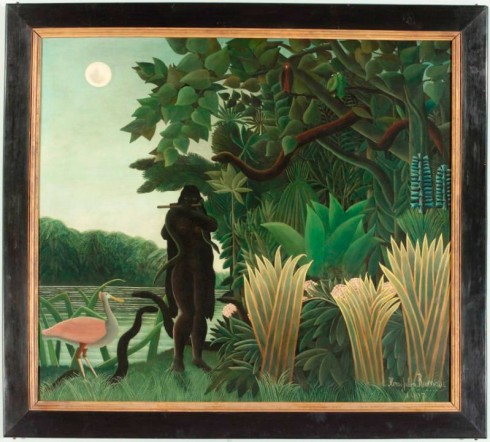 "Slangetemmeren" Henri Rousseau, 1907. 