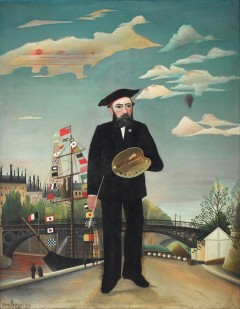 "Meg selv. Portrett. Landskap." Henri Rousseau, 1890. Praha.