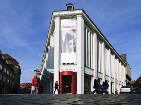 Stadtmuseum Münster ligger i gamlebyen og er lett å kjenne igjen. Foto: © Presseamt Münster / Angelica Klauser Münster, Tyskland, Vest-Tyskland, Westfalen, Prinzipalmarkt, middelalder, Freden i Westfalen, Friedenssal, anabaptistene, LWL Museum Münster, Thürmerin, Dom St. Paul, Lamberti-kirche