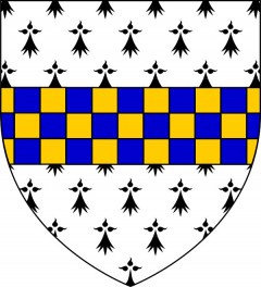 Mary Arden, William Shakespeares mor, var av adelig slekt - slik ser familiens våpenskjold ut. Kilde: Wikipedia Stratford-upon-Avon, William Shakespeare, The Bard, middelalder, bindingsverk, Shakespeare’s Birthplace, Clopton Bridge, Anne Hathaway, Mary Arden, New Place, Hall’s Croft, John Hall, Holy Trinity Church
