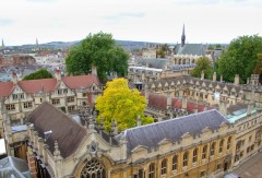 Oxford, Oxford University, College, Ashmolean Museum, High Street, Broad Street, Magdalen College, Christ Church, Broad Walk, Merton College, Merton Street, Radcliffe Square, Radcliffe Camera, All Souls College, Bodleian Library, Divinity School, Old School Quadrangle, Oxford Castle, Balliol College, Trinity College, St Edmund Hall, St Mary the Virgin, The Bear, Eagle and Child, Lamb and Flag