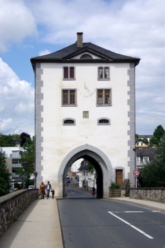 limburg-an-der-lahn-_bruckenturm-lahnbrucke-foto-berthold-werner-pd Limburg an der Lahn, Domberg, Dom St Georg, Limburger Dom, Hessen, gotisk, romansk, middelalder, bindingsverk, Fischmarkt, Rossmarkt, Bischofsplatz, Plötze, Fachwerk-Strasse